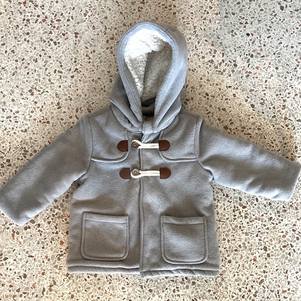 Baby H&M Fleece/Sherpa Lined Jacket - 9-12 months